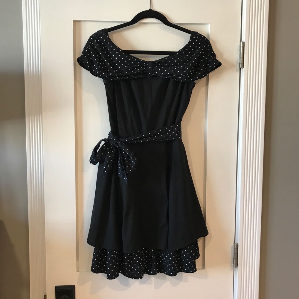 ModCloth Vintage Polka Dot A-Line Dress